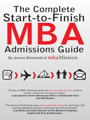 cover image of The Complete Start-to-Finish MBA Admissions Guide
